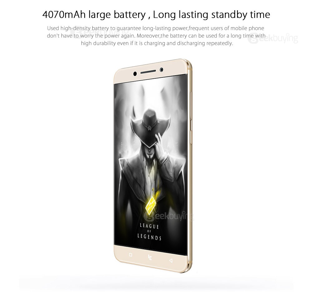 LeTV LeEco Le Pro3/X720 4GB RAM 64GB ROM 5.5inch FHD Android 6.0 Smartphone Qualcomm Snapdragon 821 Quad Core 8.0MP 16.0MP NFC Touch ID VoLTE - Gold