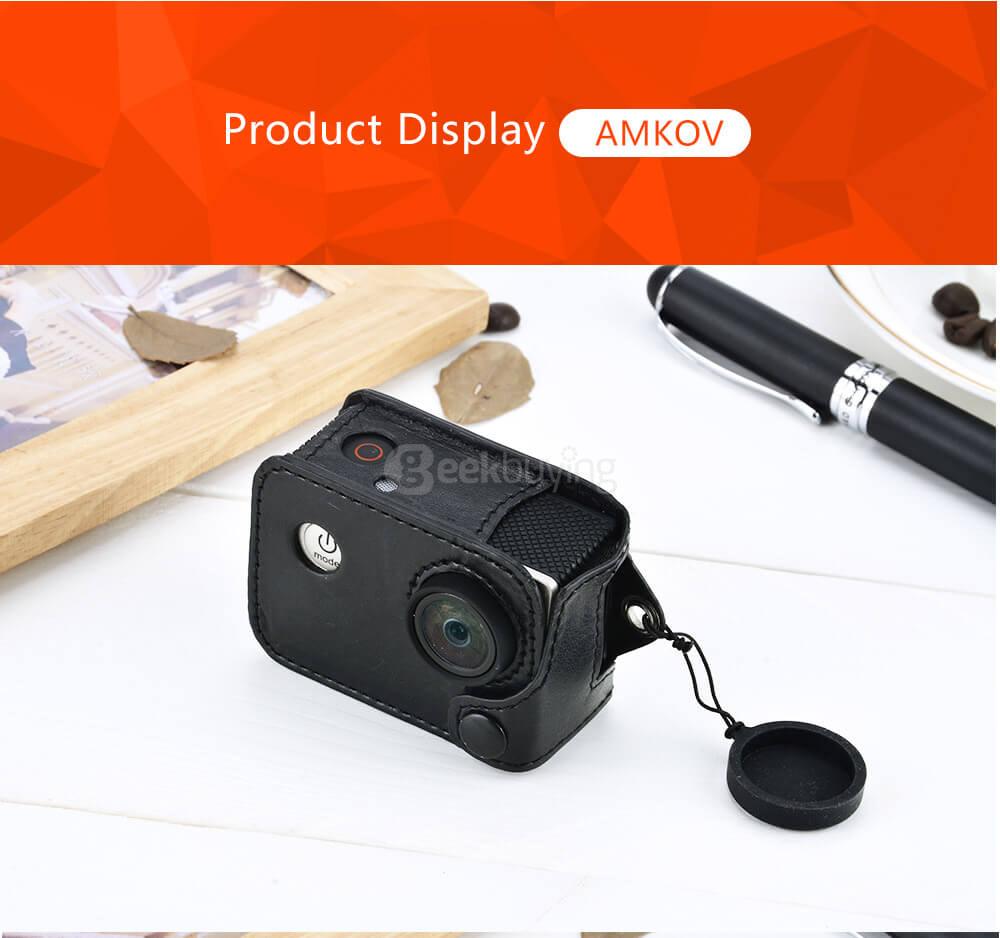 Amkov AMK-SJ Camera Case Detachable 180 Degree Rotation Camera Bag for SJCAM Camera
