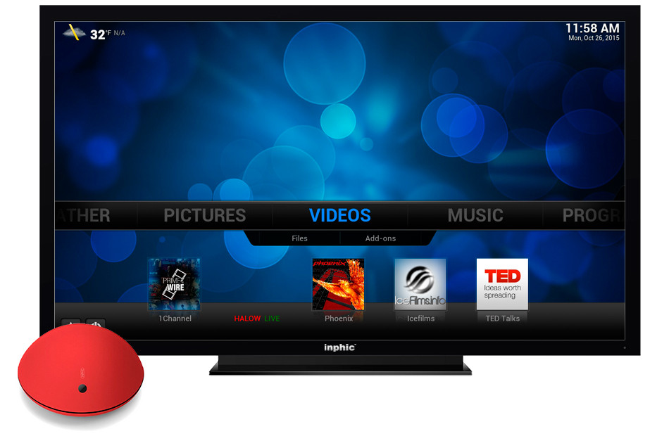 Inphic i7 Amlogic S905X Android 6.0 2G/16G 4K UHD Smart TV Box KODI 802.11 b/g/n LAN HDMI CEC - White