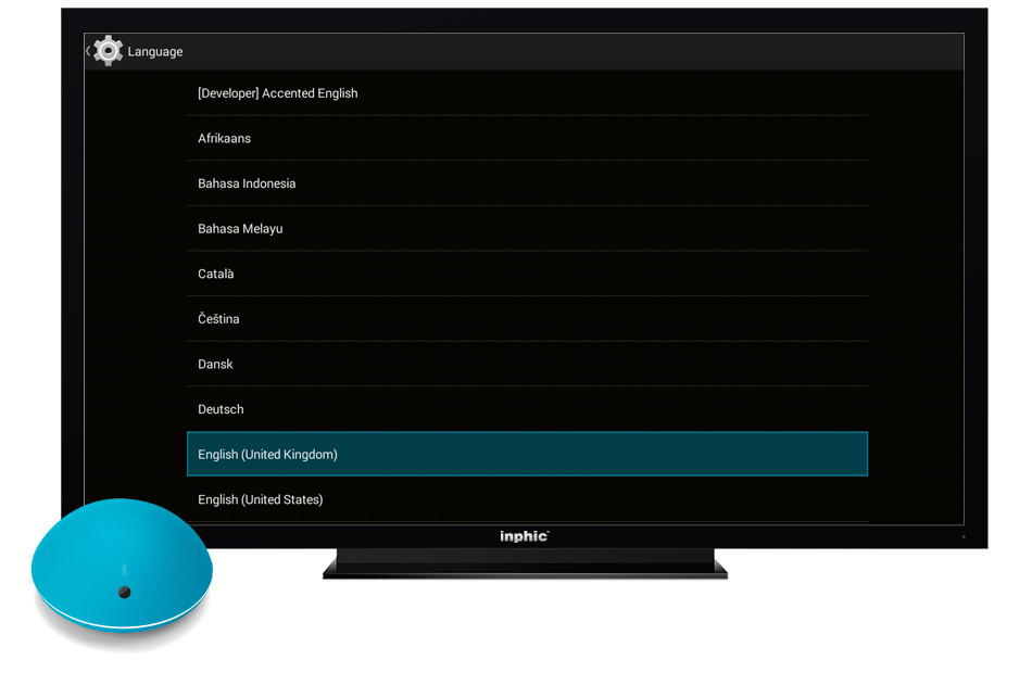 Inphic i7 Amlogic S905X Android 6.0 2G/16G 4K UHD Smart TV Box KODI 802.11 b/g/n LAN HDMI CEC - White