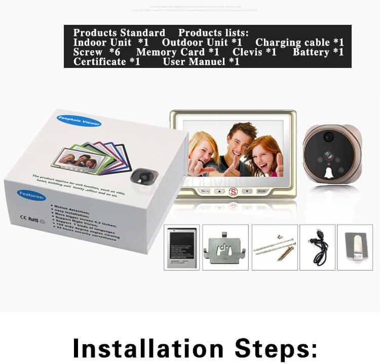 HK-03 1.3 Million Pixels Camera 4.3