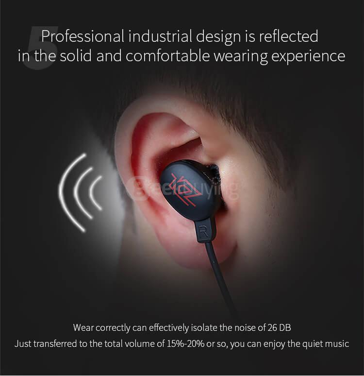 KZ-HDSE Bluetooth CSR4.1 Sports Earbuds with Dual Stereo MIC APTX Music Earphones For iPhone Sumsang - Black