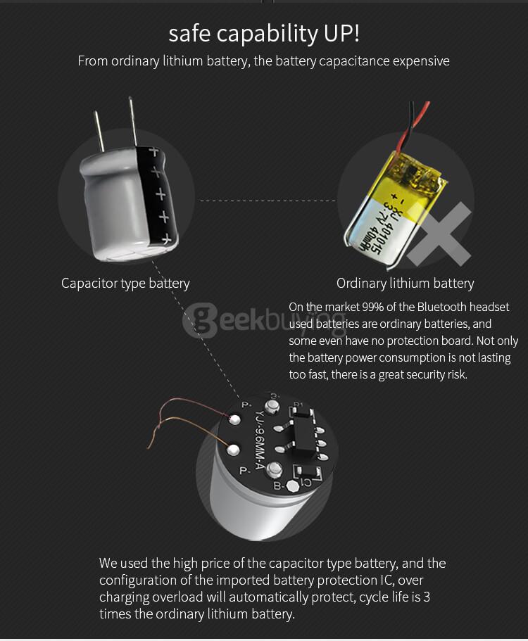 KZ-HDSE Bluetooth CSR4.1 Sports Earbuds with Dual Stereo MIC APTX Music Earphones For iPhone Sumsang - Black