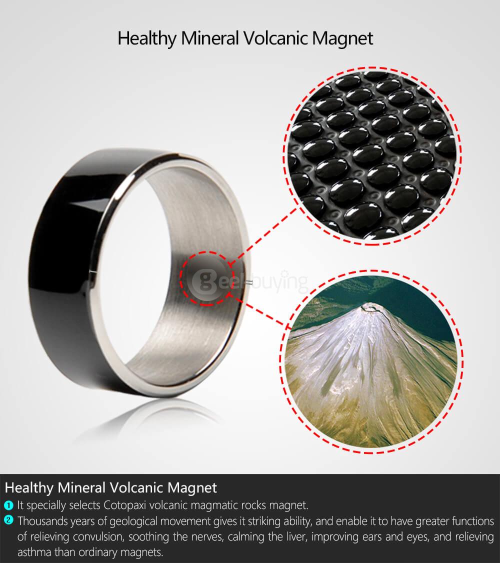 Size 9 Jakcom R3F Smart Ring Waterproof Wearable Ring for NFC Electronics Mobile Phone Android Smartphone - Black