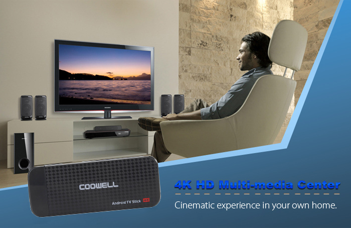 COOWELL V5 Amlogic S905X Android 6.0 Marshmallow TV Dongle 1G/8G WIFI KODI TV Dongle