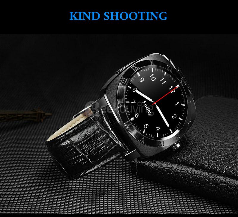 X3 2G Smartwatch Phone 1.33 inch MTK6261 Pedometer Sleep Monitor Sedentary Reminder Support SIM TF Card 1.3MP Camera - Silver