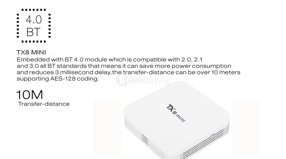 Bundle Tanix TX8 mini Android 6.0 Marshmallow Amlogic S912 2G/16G TV BOX + Rii i8+ 2.4G Wireless Israel Hebrew Language Keyboard White