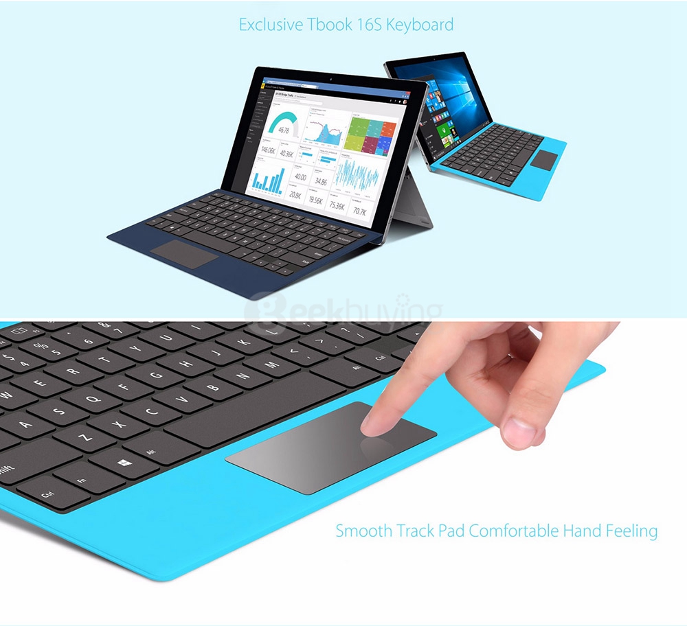 Original Teclast Tbook 16S / Tbook 16 Power Magnetic Docking Keyboard TL-T16S - Light Blue