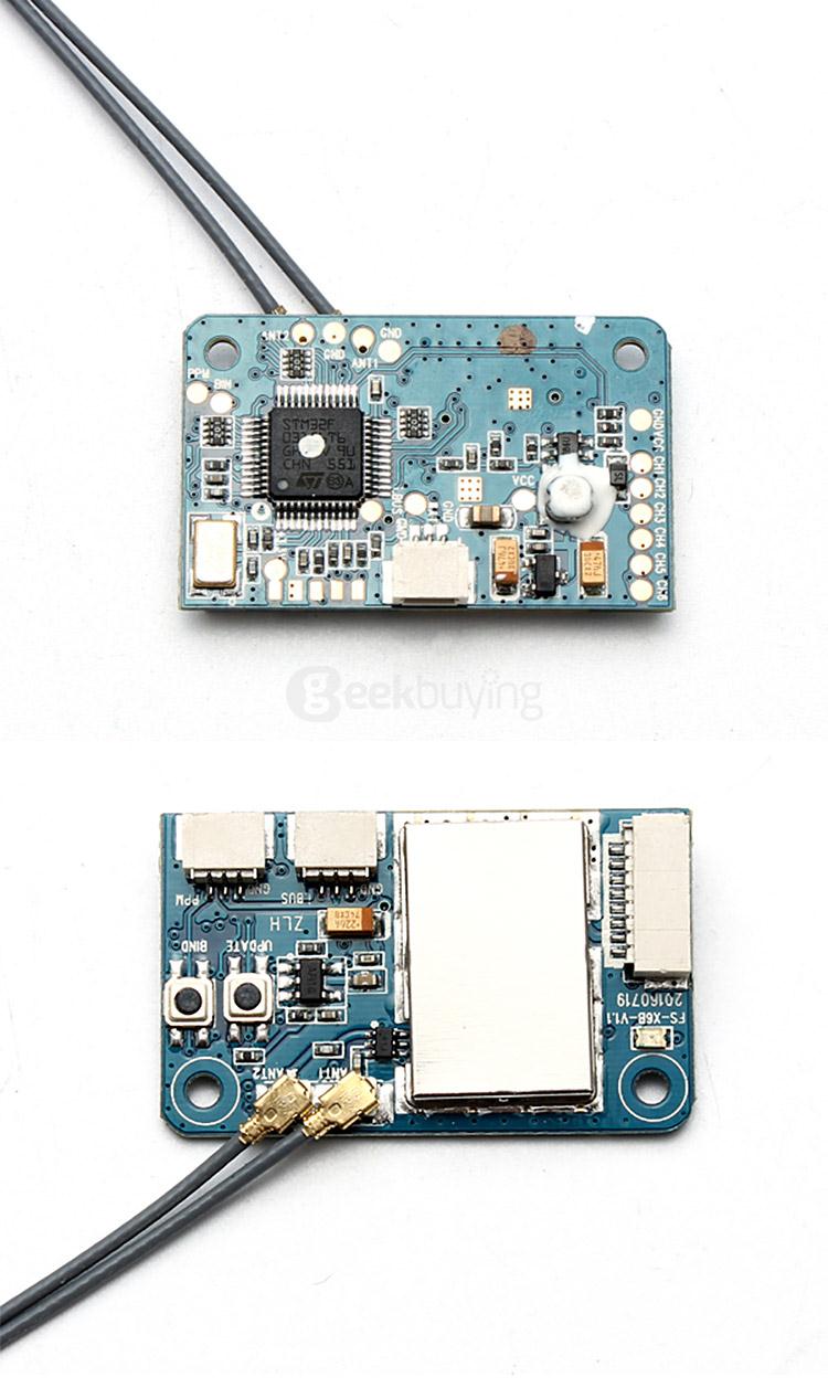 Flysky FS-i6X 2.4GHz 10CH AFHDS 2A RC Transmitter With X6B i-BUS Receiver