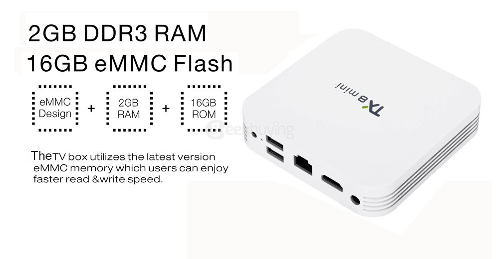 Bundle Tanix TX8 mini Android 6.0 Marshmallow Amlogic S912 2G/16G TV BOX + Rii i8+ 2.4G Wireless Israel Hebrew Language Keyboard White