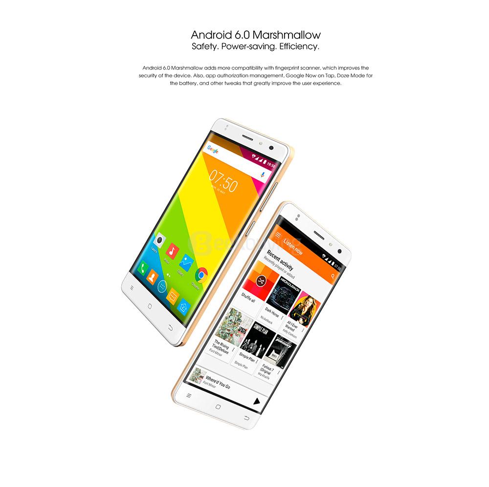ZOPO C2 5.0inch HD 2.5D Curved Screen Android 6.0 3G Smartphone MT6580 Quad Core 1.3GHz 1GB RAM 8GB ROM 2.0MP 5.0MP OTG - Blue