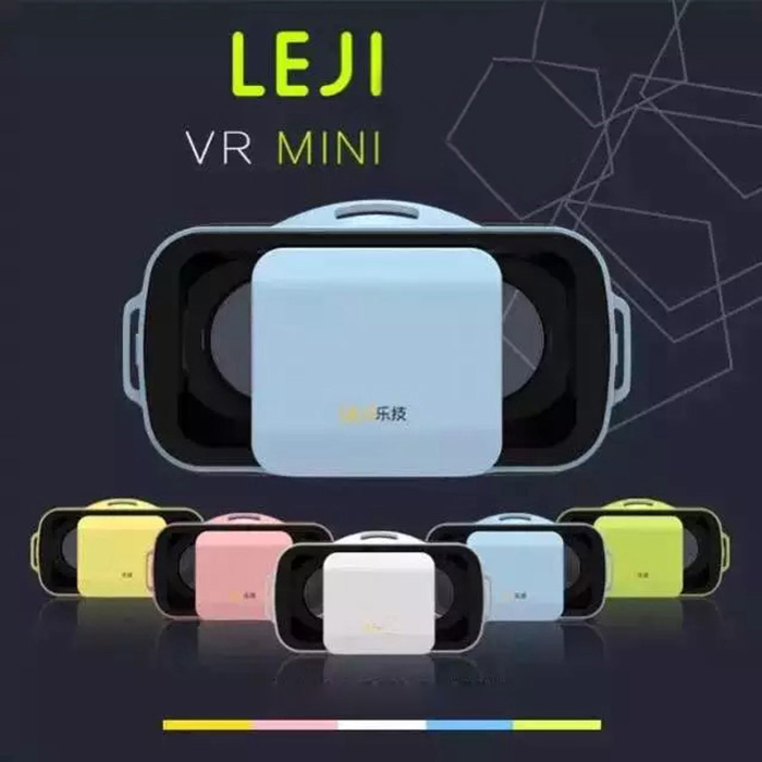 LEJI VR MINI 3D VR Virtual Reality Headset FOV96 IPD Focus Adjustable for 4.7-5.5 inch Smartphones - Pink