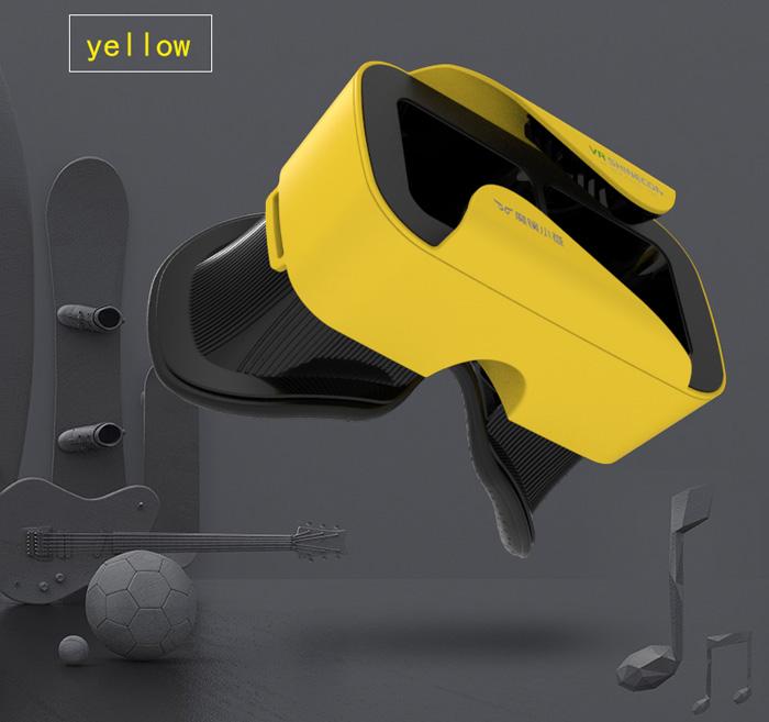 VR SHINECON FOV90 IPD Adjustable 3D VR Virtual Reality Headset for 4.7-6 inches Smartphones - White