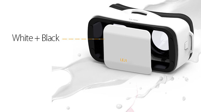 LEJI VR MINI 3D VR Virtual Reality Headset FOV96 IPD Focus Adjustable for 4.7-5.5 inch Smartphones - Pink