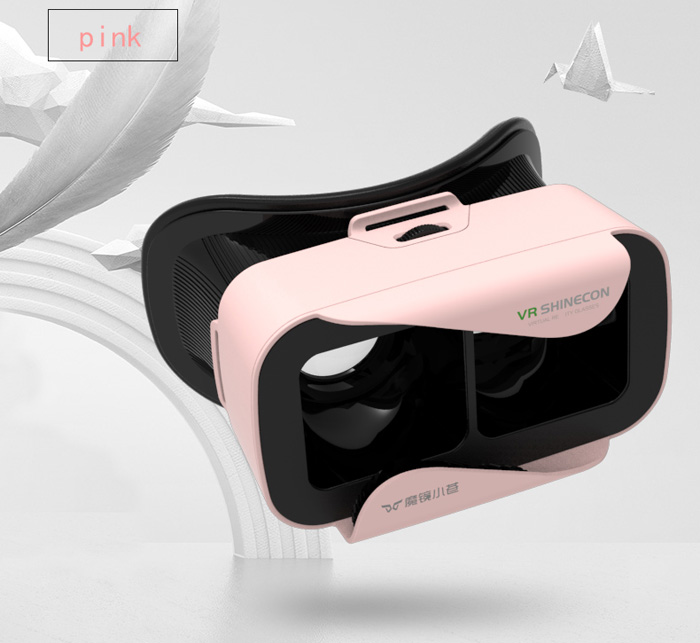 VR SHINECON FOV90 IPD Adjustable 3D VR Virtual Reality Headset for 4.7-6 inches Smartphones - Yellow