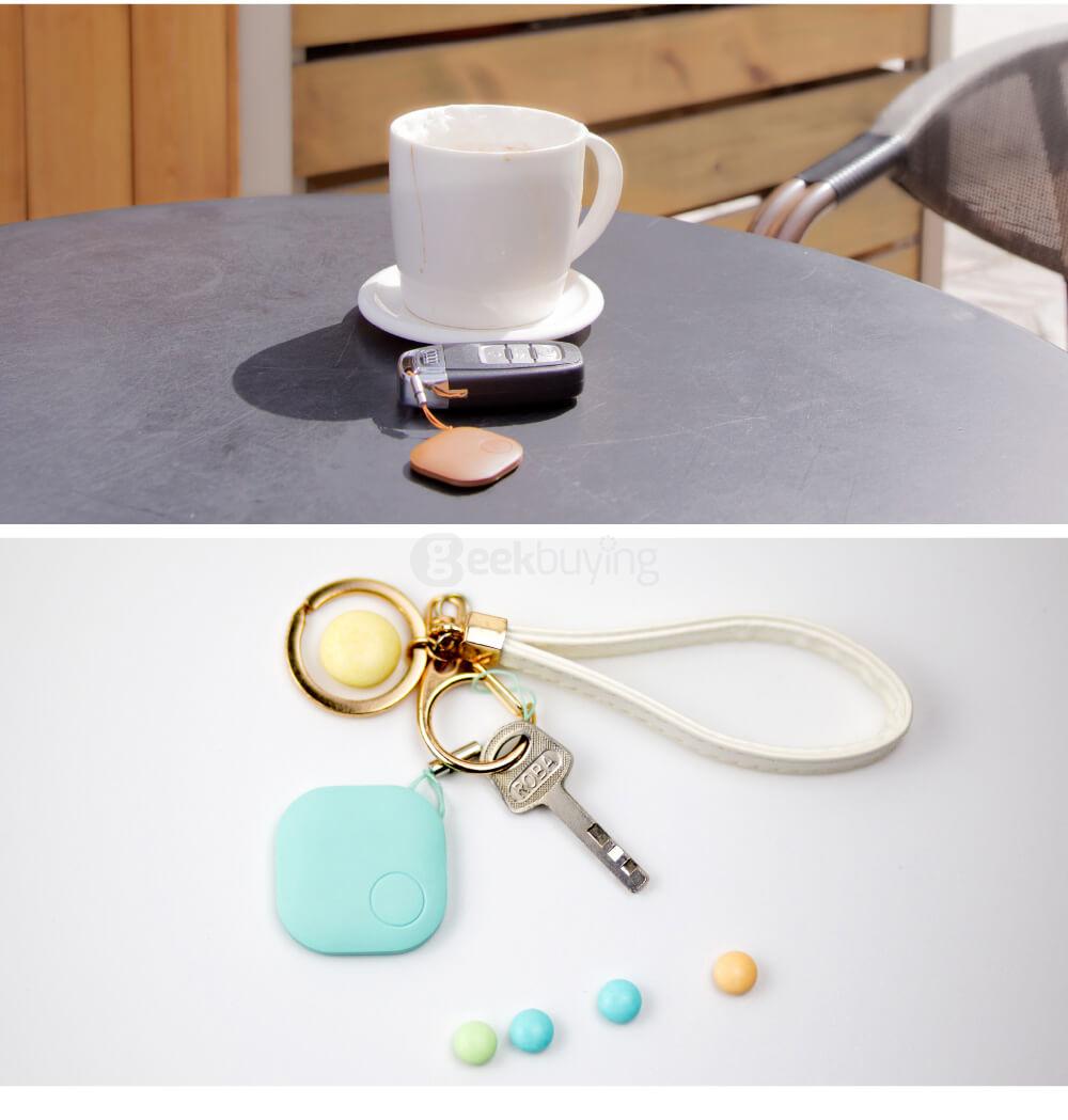 Nut 2S Smart Finder Bluetooth 4.0 WiFi Tracker Locator Wallet Phone Key Finder Anti-lost Alarm for Android iOS - White