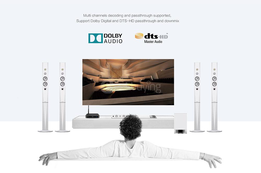 ZIDOO X8 Realtek RTD1295 Android 6.0 OpenWRT(NAS)TV BOX 2G/8G AC WIFI 1000M LAN USB3.0 HDMI2.0 HDR Bluetooth