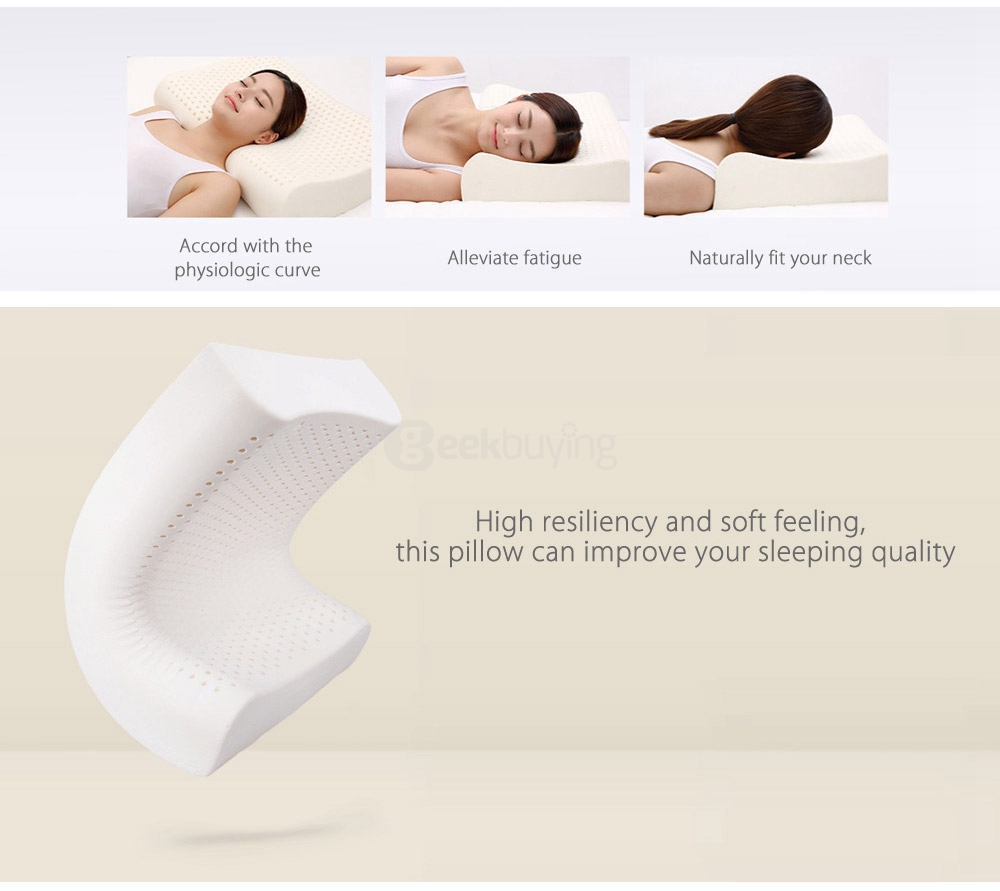 Original Xiaomi 8H Z2 Pillow with Natural Latex Pillow Inner and Anti-mite Breathable Pillowslip