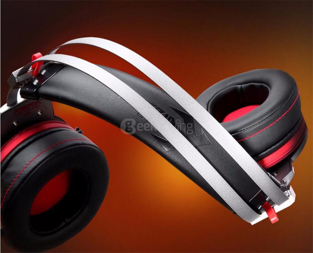 XIBERIA K5U Super Stereo Bass USB7.1 LED Gaming Headsets With Microphone for Computer PC Gamers - Gray