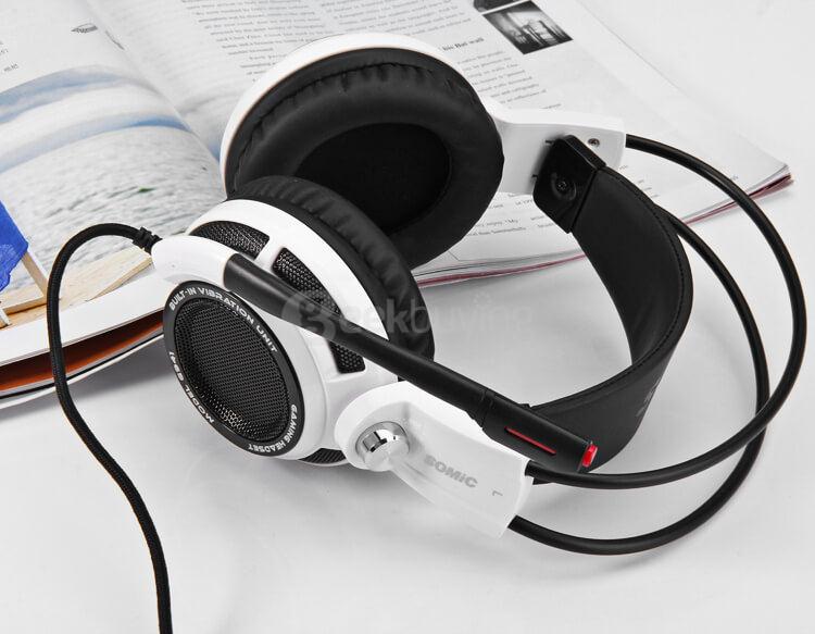 Somic G941 Over-ear Wired Gaming Headsets with MIC Virtual 7.1 Surround Sound Smart Vibration USB Plug - Black
