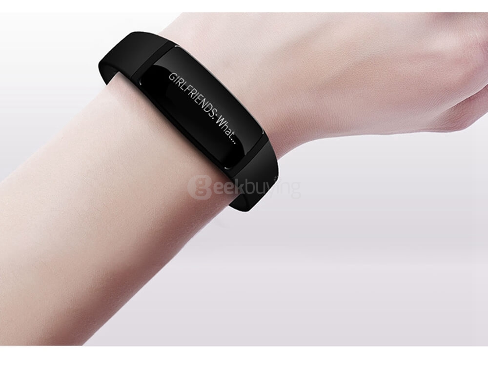 Bundle V07 Bluetooth 4.0 Heart Rate / Blood Pressure Monitor Smart Bracelet Blue + Original V07 Replacement Wrist Strap Blue