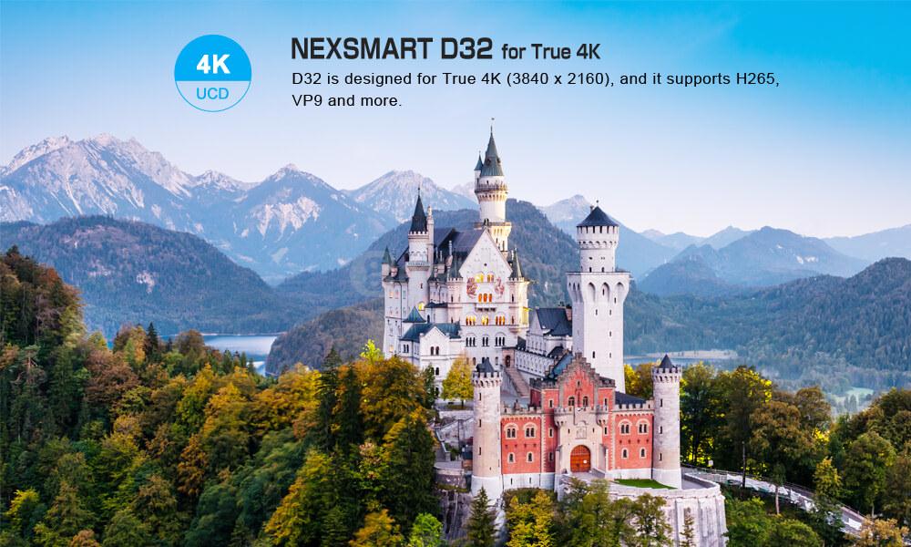 NEXSMART D32 4K UHD Android Media Player Android 5.1 RK3229 1G/8G WIFI LAN KODI