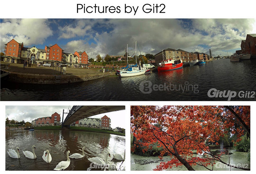 GitUp Git2 2K WiFi Action Camera 1440P 1.5