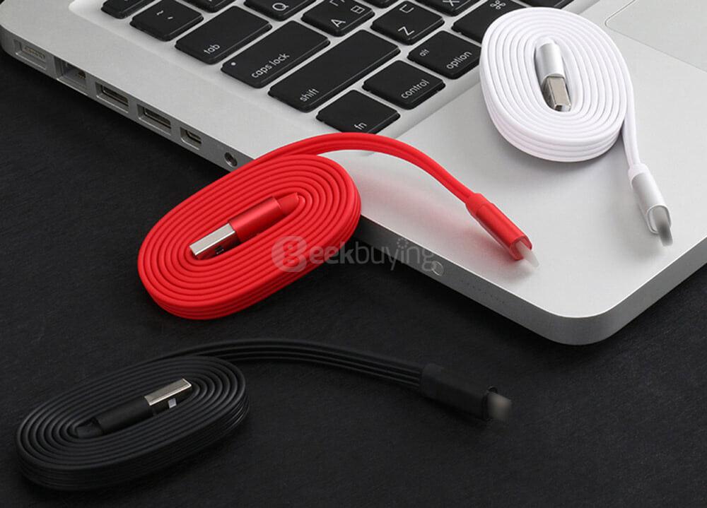 USAMS Yuet Series 8Pin Charging Cable 1 Meter Data Transfer Line Easy Storage Compatible For Apple Devices - White