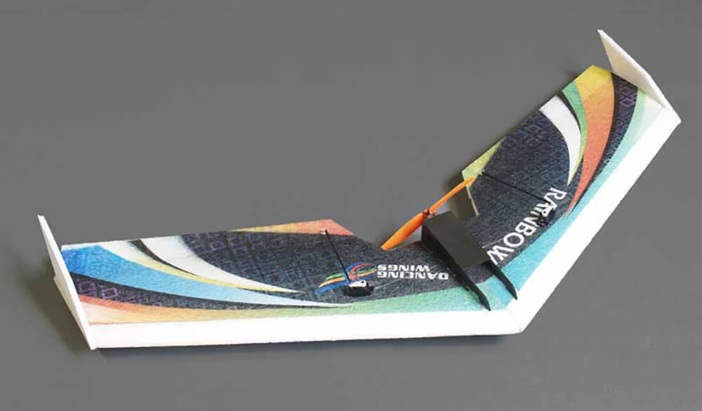 DW HOBBY Rainbow 800mm Wingspan EPP Flying Wing RC Airplane - KIT Version