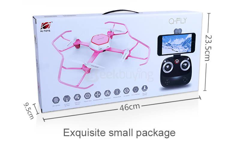 HuaJun W606-6 QQ-FLY WIFI FPV HD Camera 2.4G 6-Axis Headless Mode RC Quadcopter - Yellow