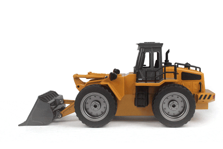 HuiNa Toys NO.520 2.4G 6CH 1/14 RC Metal Bulldozer Electric RC Car