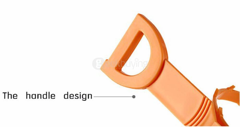 Plastic Sink Drain Dredge Pipeline Hook Hair Cleaning Tool Kitchen Cleaning Supplies - Orange