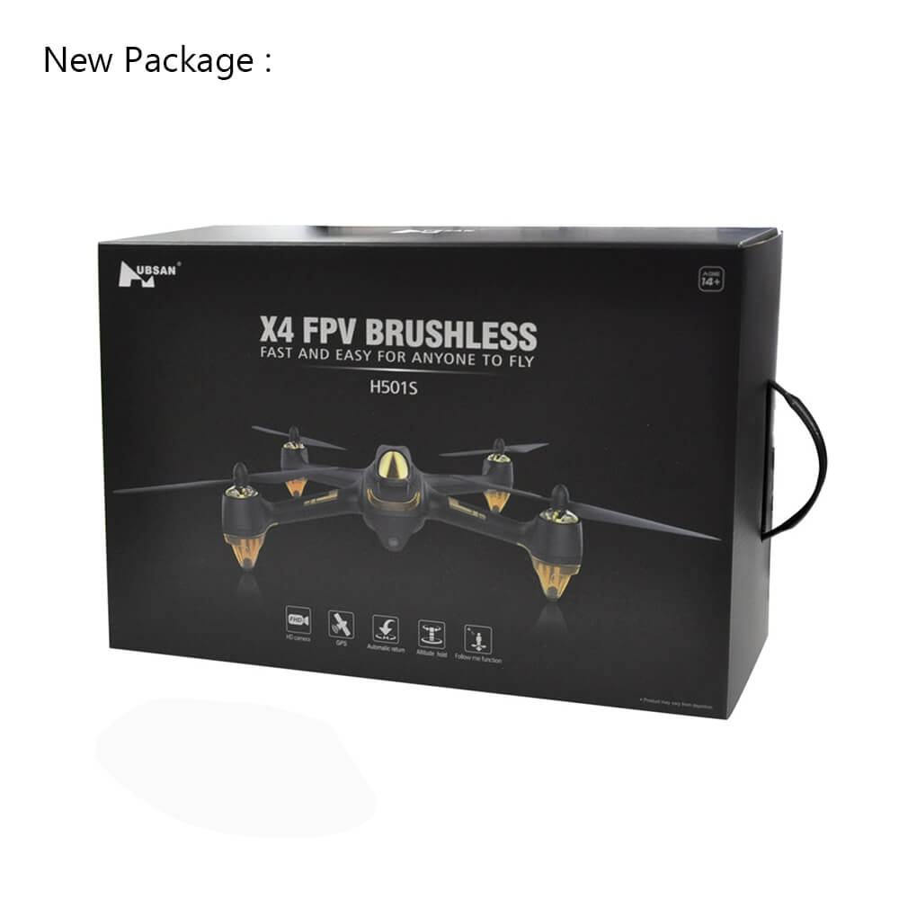 Hubsan H501S High Edition 5.8G FPV Brushless With 1080P HD Camera GPS RC Quadcopter RTF - White