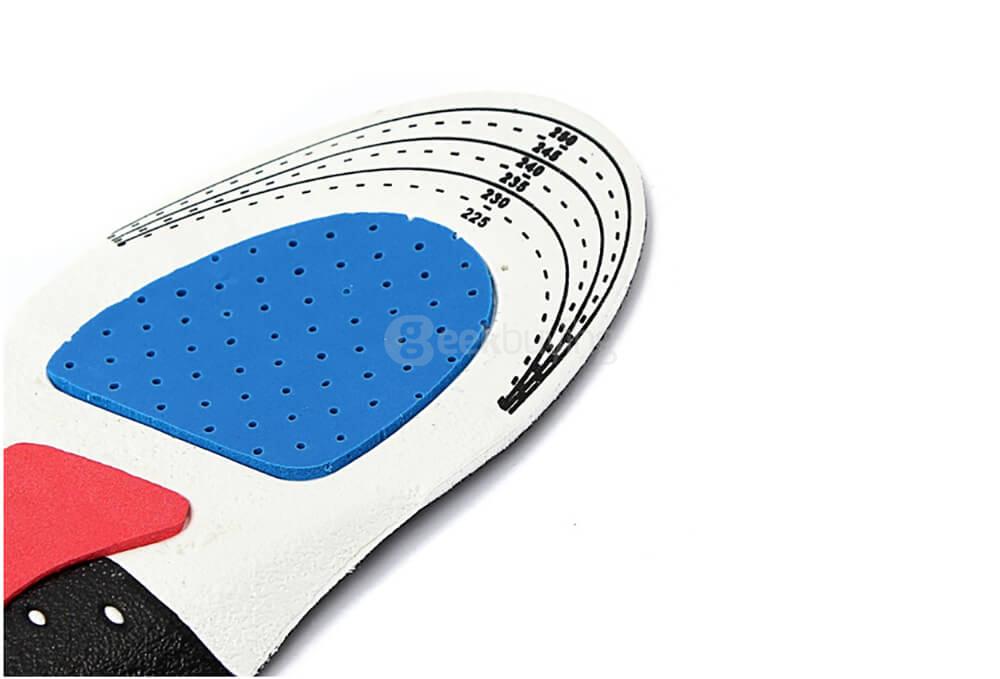 1 Pair of Gel Orthotic Sport Shoe Pad Arch Support Insoles Insert Cushion for Men