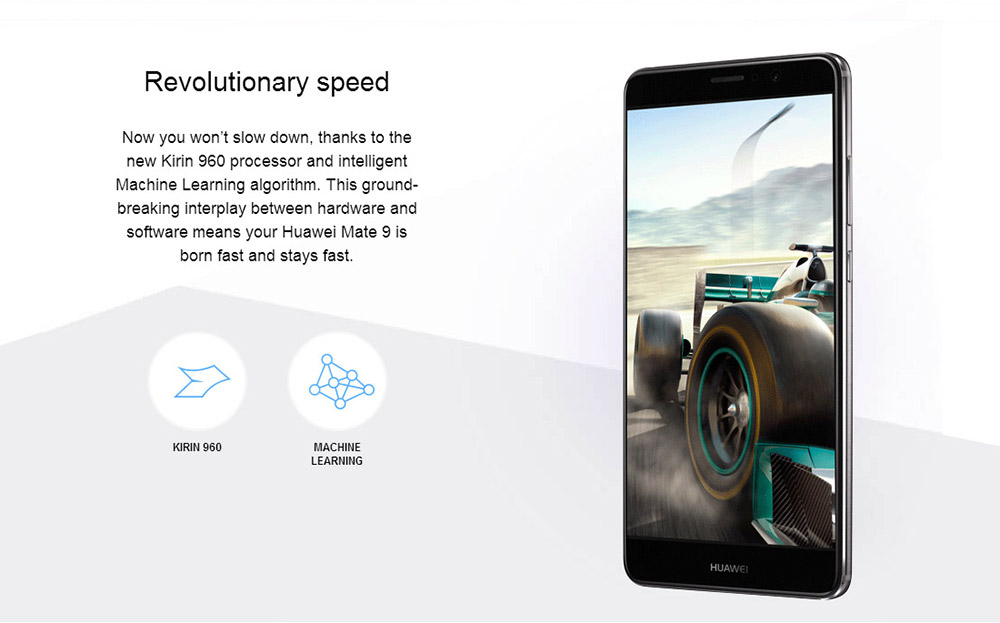 HUAWEI MATE 9 MHA-AL00 5.9-inch FHD Android 7.0 Smartphone Hisilicon Kirin 960 Octa Core 4GB 64GB 20.0MP+12.0MP Dual Rear Cameras Touch ID SuperCharge Type -C - Mocha Brown