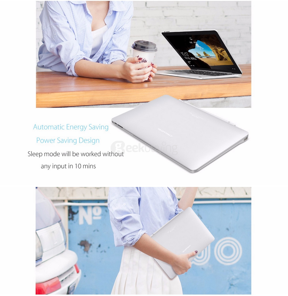 Original Teclast Tbook 12 Pro Docking Keyboard with Touchpad / Rotary Shaft Design - Silver
