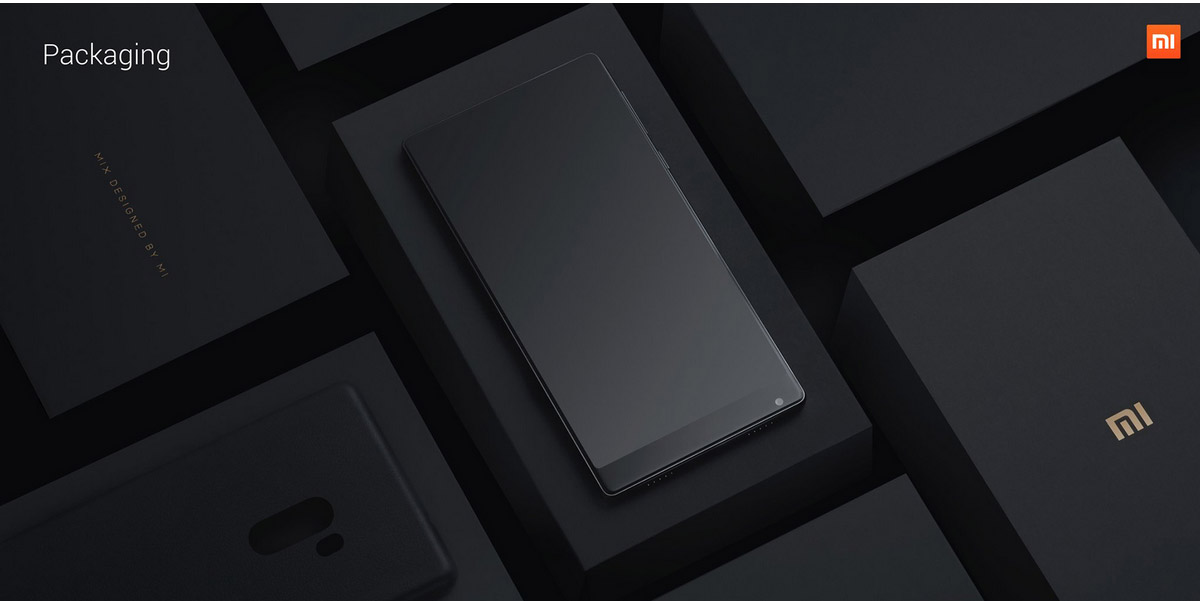 Xiaomi Mi MIX 6.4inch 2040*1080 FHD Full Screen Android 6.0 OS 4G+ LTE Smartphone 64-Bit Qualcomm Snapdragon 821 4GB 128GB 16.0MP NFC Touch ID Full Ceramic Body - Black