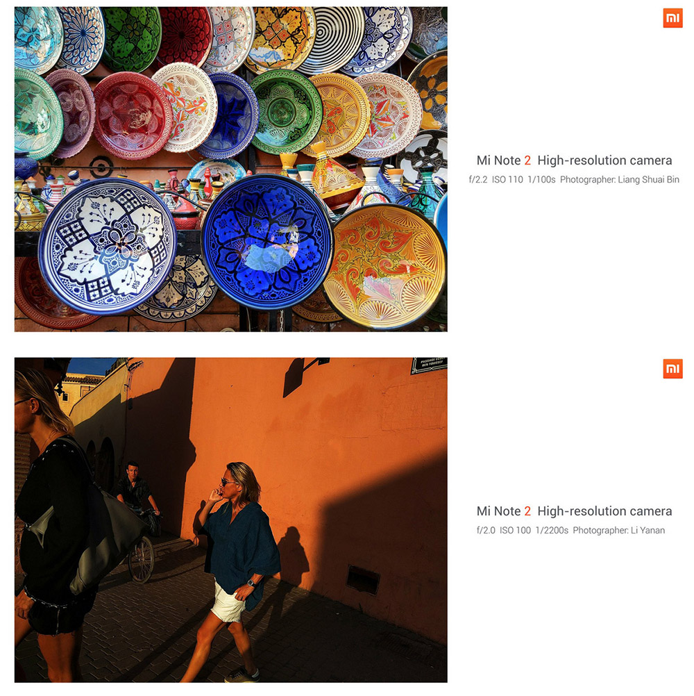 Xiaomi Note 2 5.7inch OLED Curved FHD Screen Android 6.0 OS 4G+ LTE Smartphone Qualcomm Snapdragon 821 4GB 64GB 22.56MP Touch ID NFC 3D Glass Cover - Jet Black