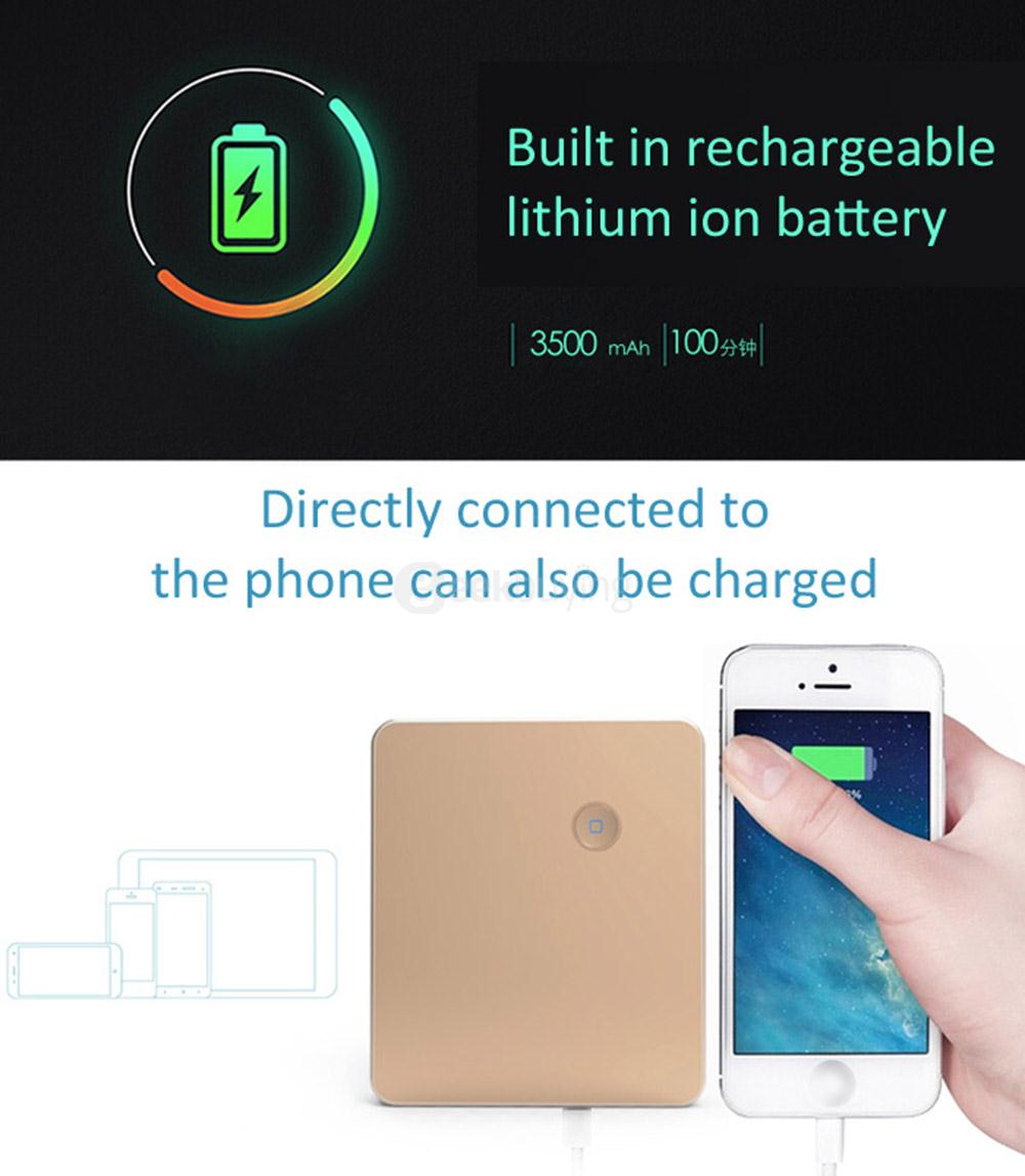 MDI M1 DLP Pocket Projector Android 4.4 1GB/8GB 150 Lumens 854*480 Pixels 1080P Bluetooth 4.0 2.4GHz WiFi Airplay Media Player - Gold