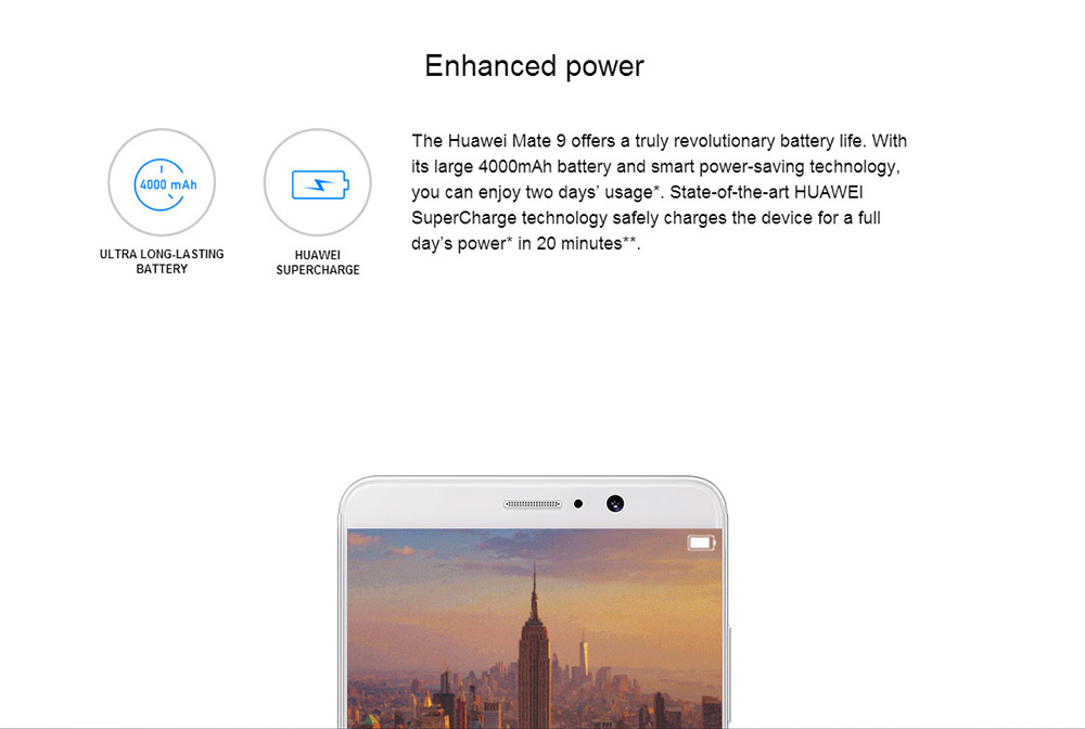HUAWEI MATE 9 MHA-AL00 5.9-inch FHD Android 7.0 Smartphone Hisilicon Kirin 960 Octa Core 4GB 64GB 20.0MP+12.0MP Dual Rear Cameras Touch ID SuperCharge Type -C - Mocha Brown