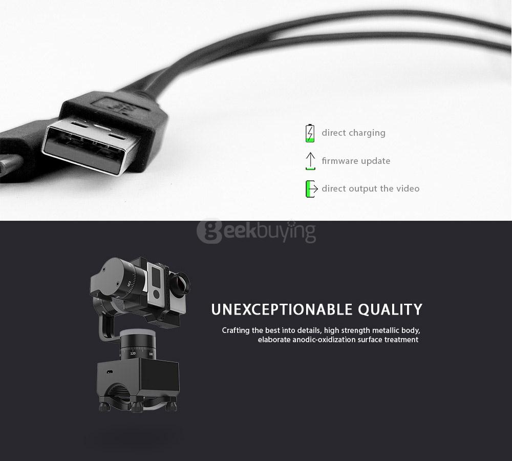Original Snoppa SnoppaGo 3-Axis Handheld Gimbal for GoPro Hero4/3+/3 XiaoyiYI Action Cameras