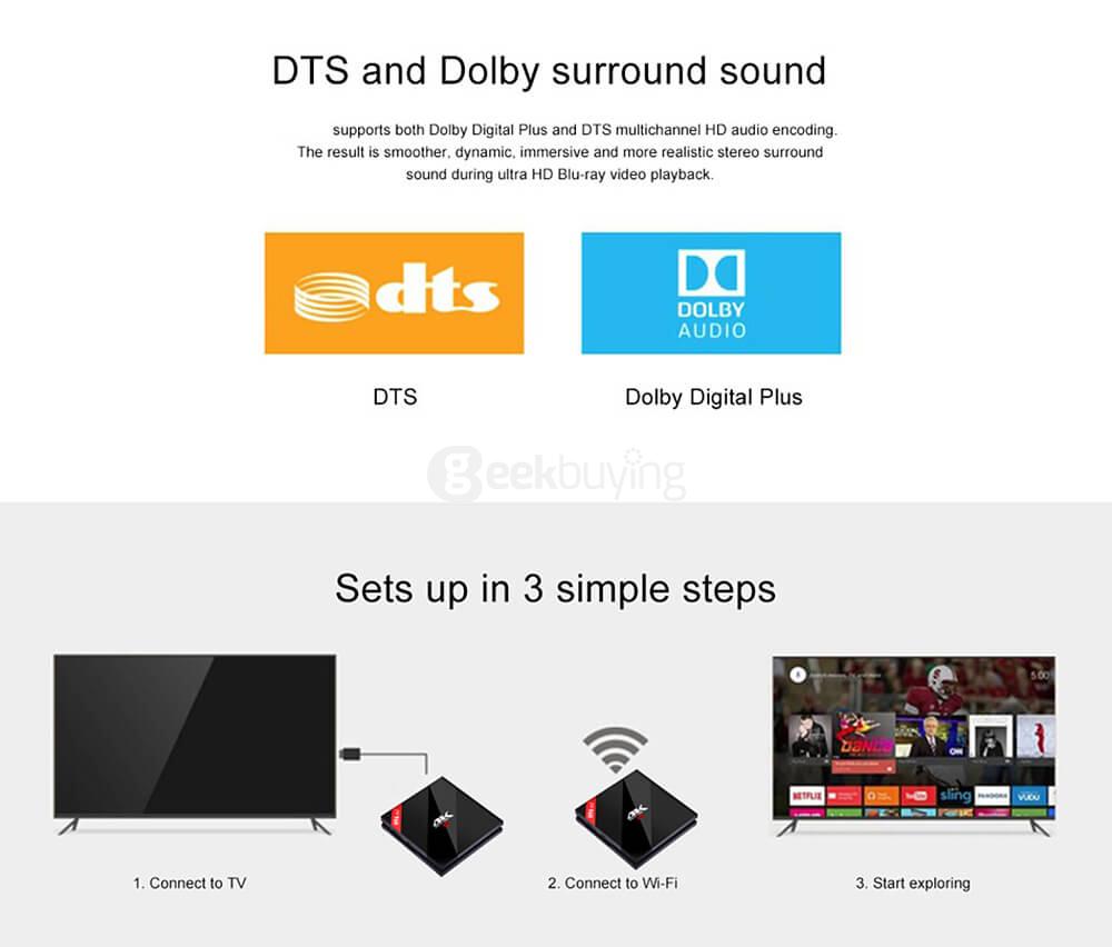 Bundle H96 PRO+ Amlogic S912 TV BOX KODI 4K 3G/16G + Rii i8+ 2.4G Wireless Israel Hebrew Language Keyboard White