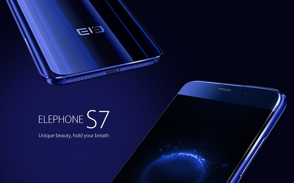 Elephone S7 5.5inch FHD Bezel-less Screen Android 6.0 4G LTE Smartphone Helio X20 MT6797 Deca Core 4GB RAM 64GB ROM 13.0MP TOUCH ID OTG - Black