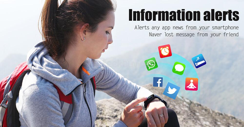 NO.1 F1 Heart Rate Monitor Smart Bracelet Bluetooth 4.0 Sport Fitness Tracker IP68 Waterproof for Android iOS - Orange