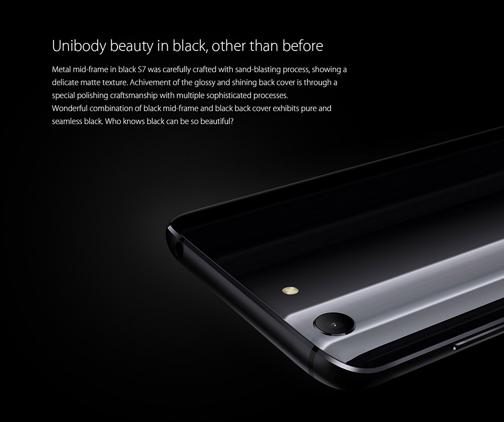 Elephone S7 5.5inch FHD Bezel-less Screen Android 6.0 4G LTE Smartphone Helio X20 MT6797 Deca Core 4GB RAM 64GB ROM 13.0MP TOUCH ID OTG - Black