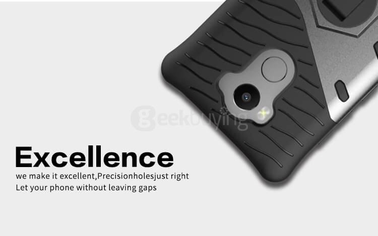 Armour Series Protective Phone Case 360 Degree Rotating Bracket Stand Cover For Xiaomi Redmi 4/4 Pro- Blue