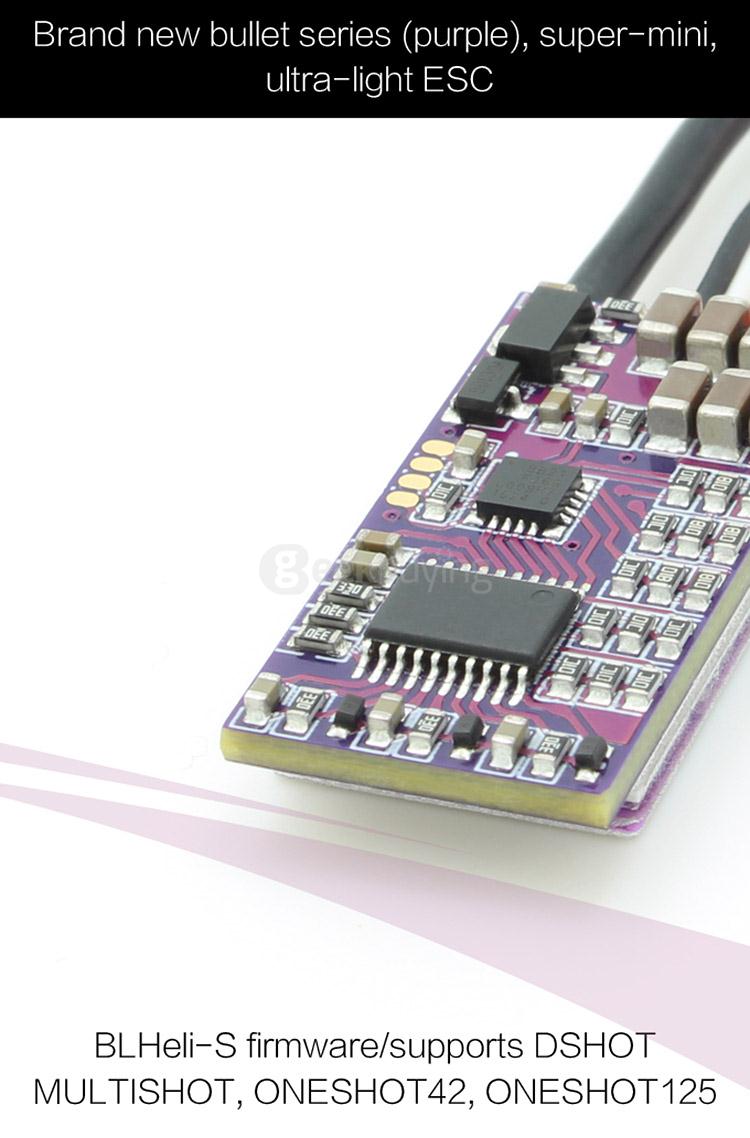 Emax BULLET Series 35A 3-6S BLHeli S ESC Support Onshot42 Multishot D-shot For FPV Racing Drone