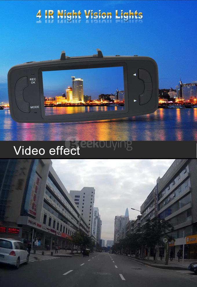 BLACKVIEW GS9000 Ambarella H.264 Full HD 1920*1080P 30fps 2.7Inch 178 Degree Angle Car DVR Recorder with GPS G-sensor
