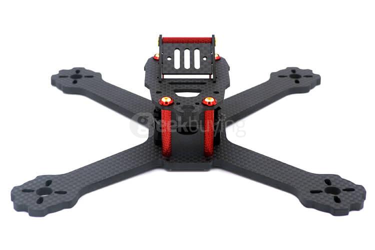 Redpawz X5-GTR Wheelbase 200mm 4mm Carbon Fiber FPV Racing Frame Kit