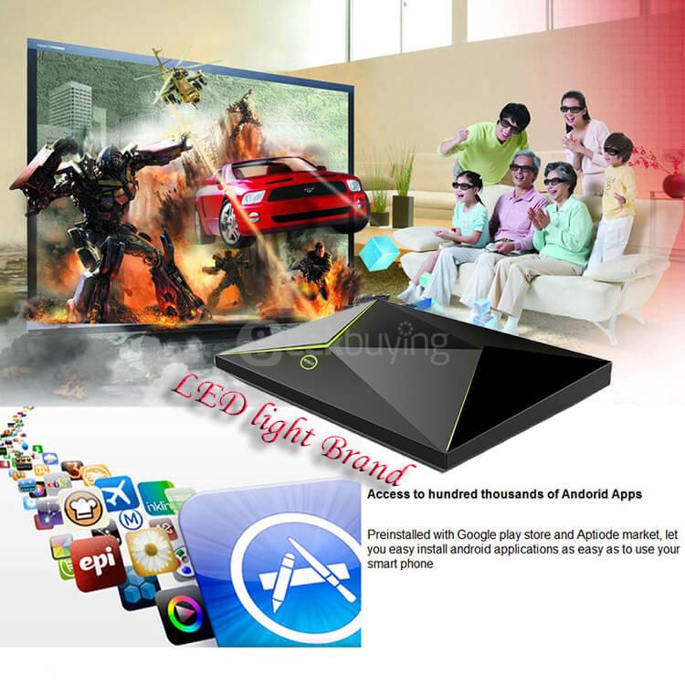 M9S Z8 Android6.0 Amlogic S905X 4K UHD Smart TV BOX 2G/8G WIFI LAN Bluetooth KODI Media Player
